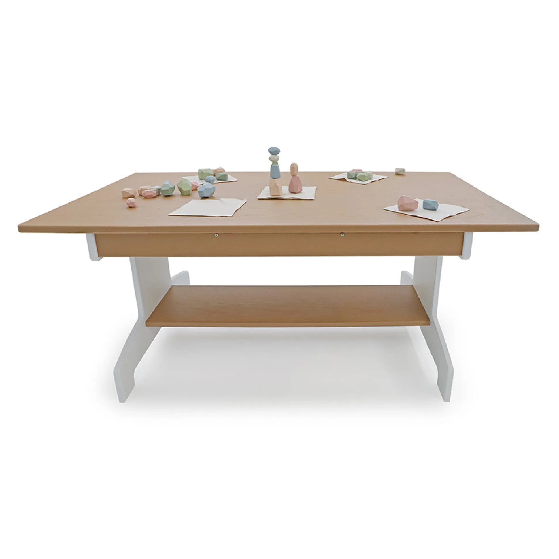outdoorED™ Table | Weather-Resistant Outdoor Classroom Activity Table with Storage Shelf