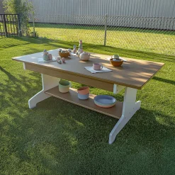 outdoorED™ Table | Weather-Resistant Outdoor Classroom Activity Table with Storage Shelf