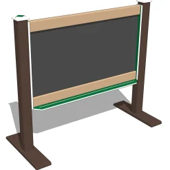 4' Outdoor Magnetic Chalk Board (Freestanding)
