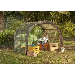 Outdoor Wooden Group Arch Den | Large Natural Play & Learning Shelter for Toddlers and Preschool Outdoor Classrooms