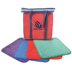 Oversized Classroom Carpet Squares | Jumbo 24-Piece Set with Stow-N-Go Tote