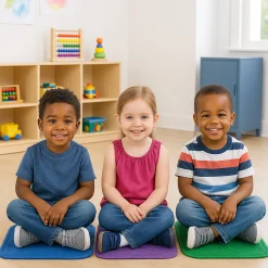 Oversized Classroom Carpet Squares | Jumbo 24-Piece Set with Stow-N-Go Tote