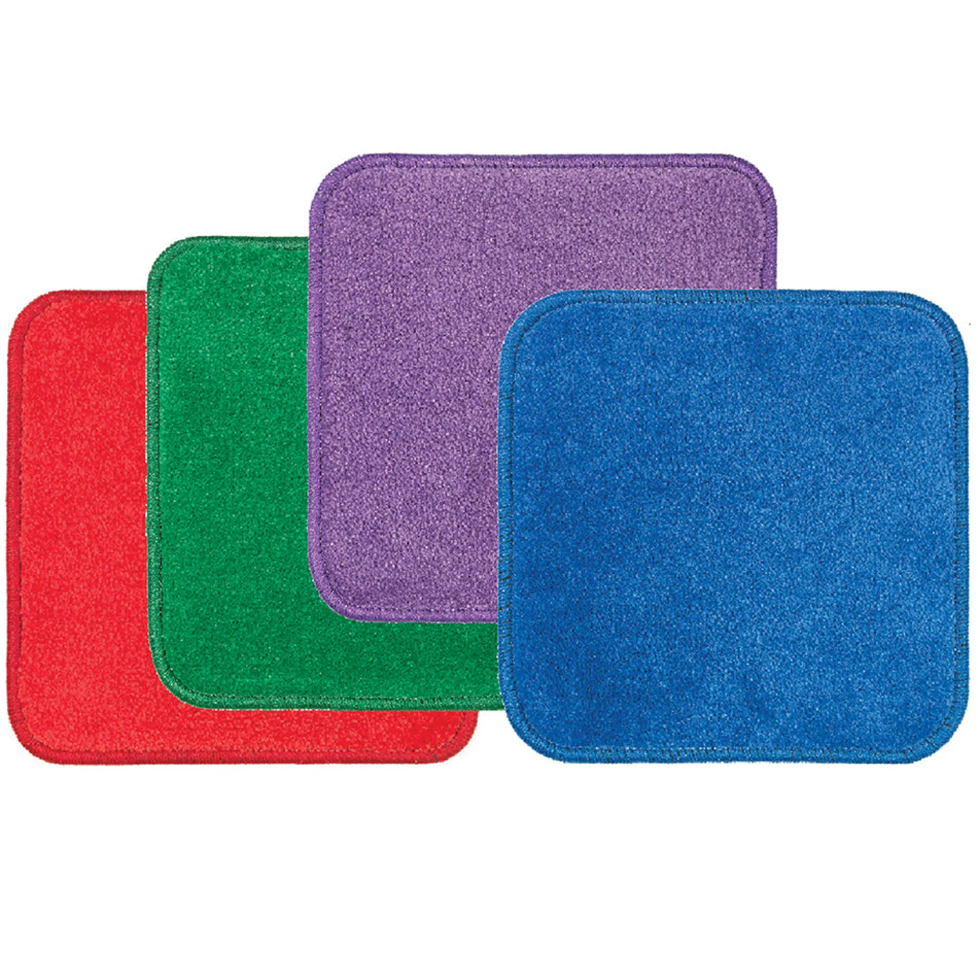 Oversized Classroom Carpet Squares | Jumbo 24-Piece Set with Stow-N-Go Tote