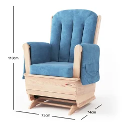 Oversized Glider Rocker Chair
