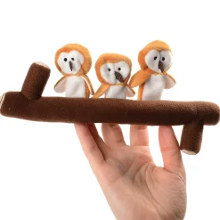 Owl Babies Puppets with Branch* | 5-Piece Set for Interactive Storytelling