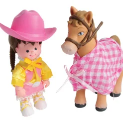 Paddywhack Lane® Trail Ride Pony Playset | 10-Piece Pretend Play Doll & Horse