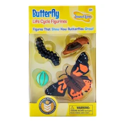 Painted Lady Butterfly Life Cycle Figurines | 4-Piece Educational Set