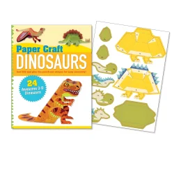 Paper Craft Dinosaurs Activity Book
