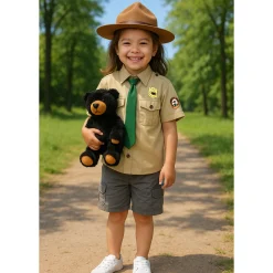 Park Ranger Costume with Bear