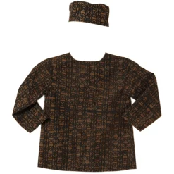 Patterned Festival Tunic and Cap | African Heritage