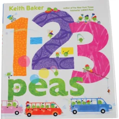 1-2-3 Peas Hardcover Book