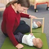 Peek-A-Boo Angled Mirror with Eco-Friendly Wooden Stand