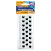Peel 'N Stick Wiggle Eyes - Black 137 pcs.
