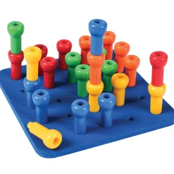 Pegboards And Hold-Tight Stacking Pegs