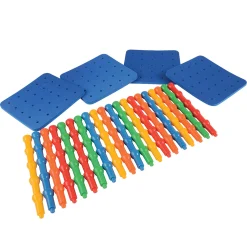 Pegboards and Pegs 104-Piece Classroom Set