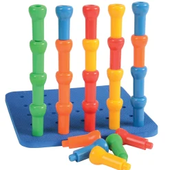 Pegboards and Pegs 104-Piece Classroom Set