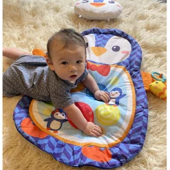 Penguin Tummy Time Playmat