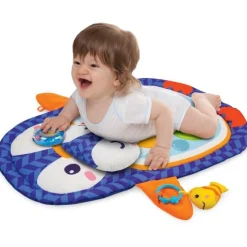 Penguin Tummy Time Playmat