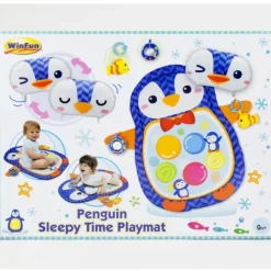 Penguin Tummy Time Playmat