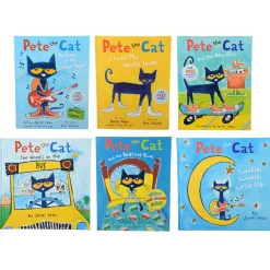 Pete the Cat Books 6-Piece Set | Children’s Story Collection