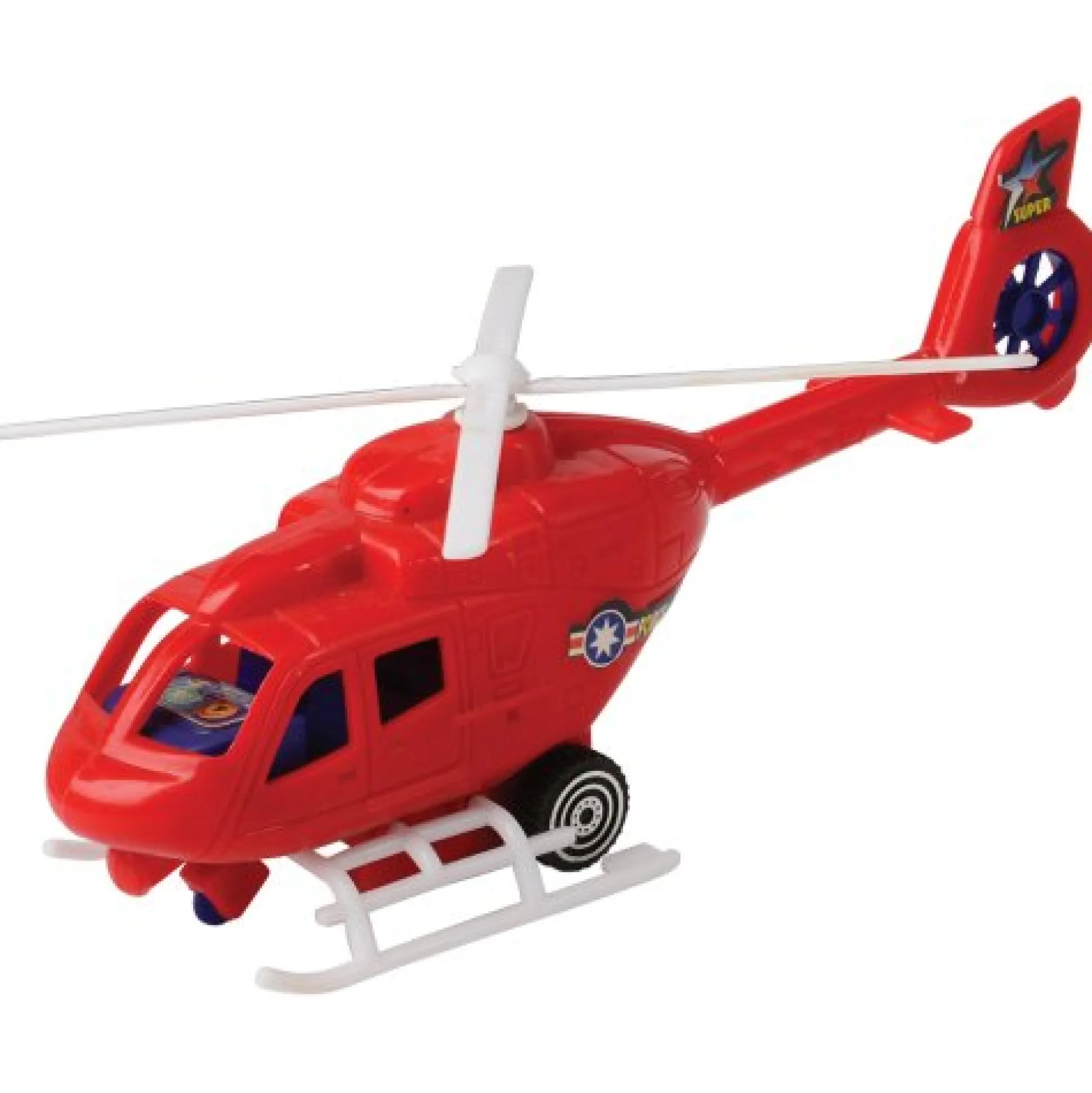 24-Piece Airport Playset with Vehicles, Helicopter, Airplane & Accessories