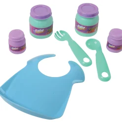 21-Piece Baby Doll Care Set | Bathtub, Bottles, Rattles, Food & More