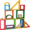 38-Piece Colorful Designer Blocks | Durable Hardwood Shapes for Creative Building