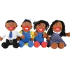 16-Piece Diverse Family Puppet Set | Full-Bodied Open Mouth Puppets