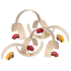 10-Piece Hardwood Unit Block Arch Set