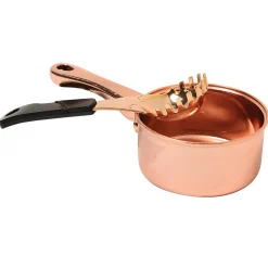 13-Piece Kids' Copper Plastic Cooking Play Set | Realistic Pretend Play Cookware