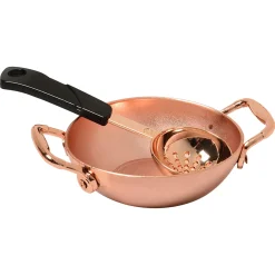13-Piece Kids' Copper Plastic Cooking Play Set | Realistic Pretend Play Cookware