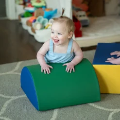 5 Piece Lightweight Vinyl Soft Play Forms | Toddler Cushioned Climbing & Crawling Shapes