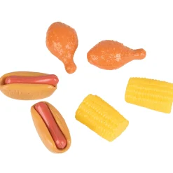 23-Piece Pretend Picnic Food Set | Durable Vinyl Play Food