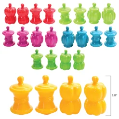 24-Piece Snap Bead Set | Easy Snap & Sort Toy for Toddlers