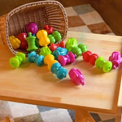 24-Piece Snap Bead Set | Easy Snap & Sort Toy for Toddlers