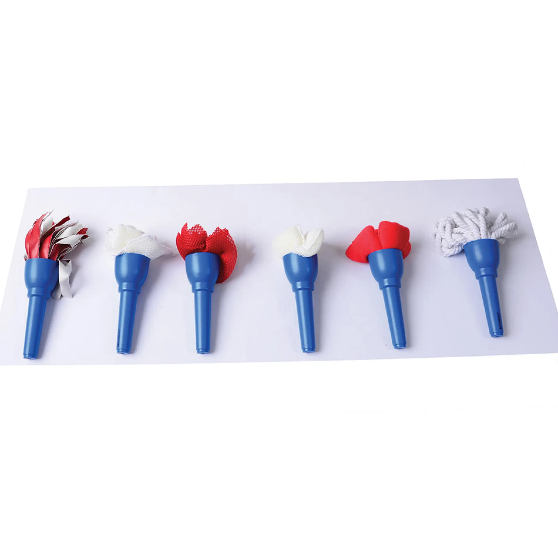 6-Piece Textured Fabric Brushes