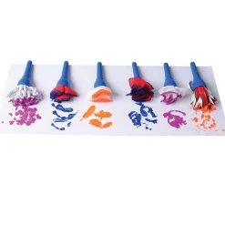 6-Piece Textured Fabric Brushes