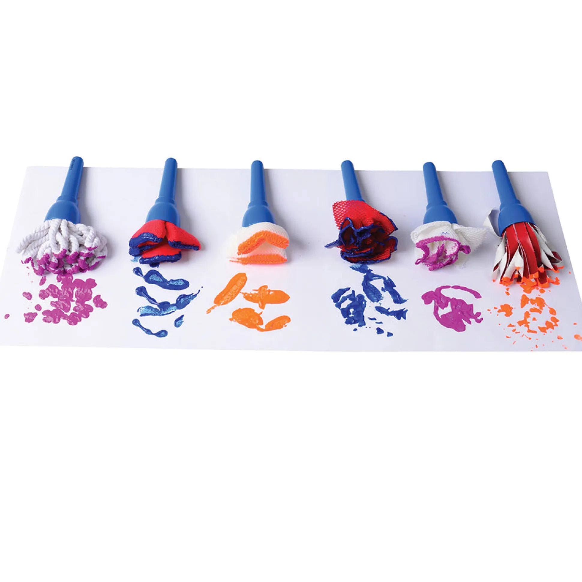 6-Piece Textured Fabric Brushes