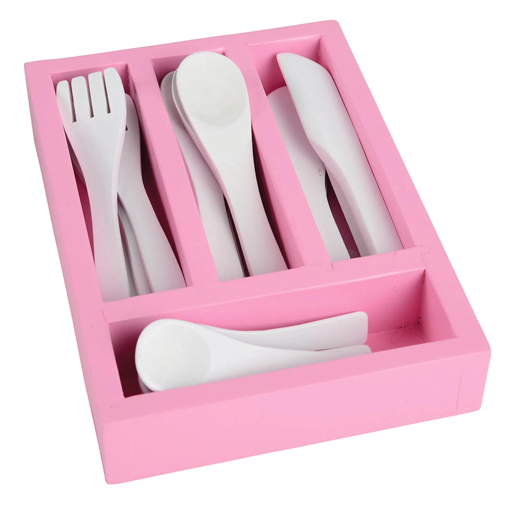 36-Piece Wooden Toy Dishes & Utensils Basics Set | including Pots, Pans