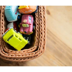 Plastic Wicker Baskets - Set of 9