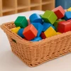 Plastic Wicker Tray Basket