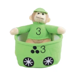 Play and Learn Monkey Train | Color and Number Learning Toy with 5 Soft Monkeys | Bilingual