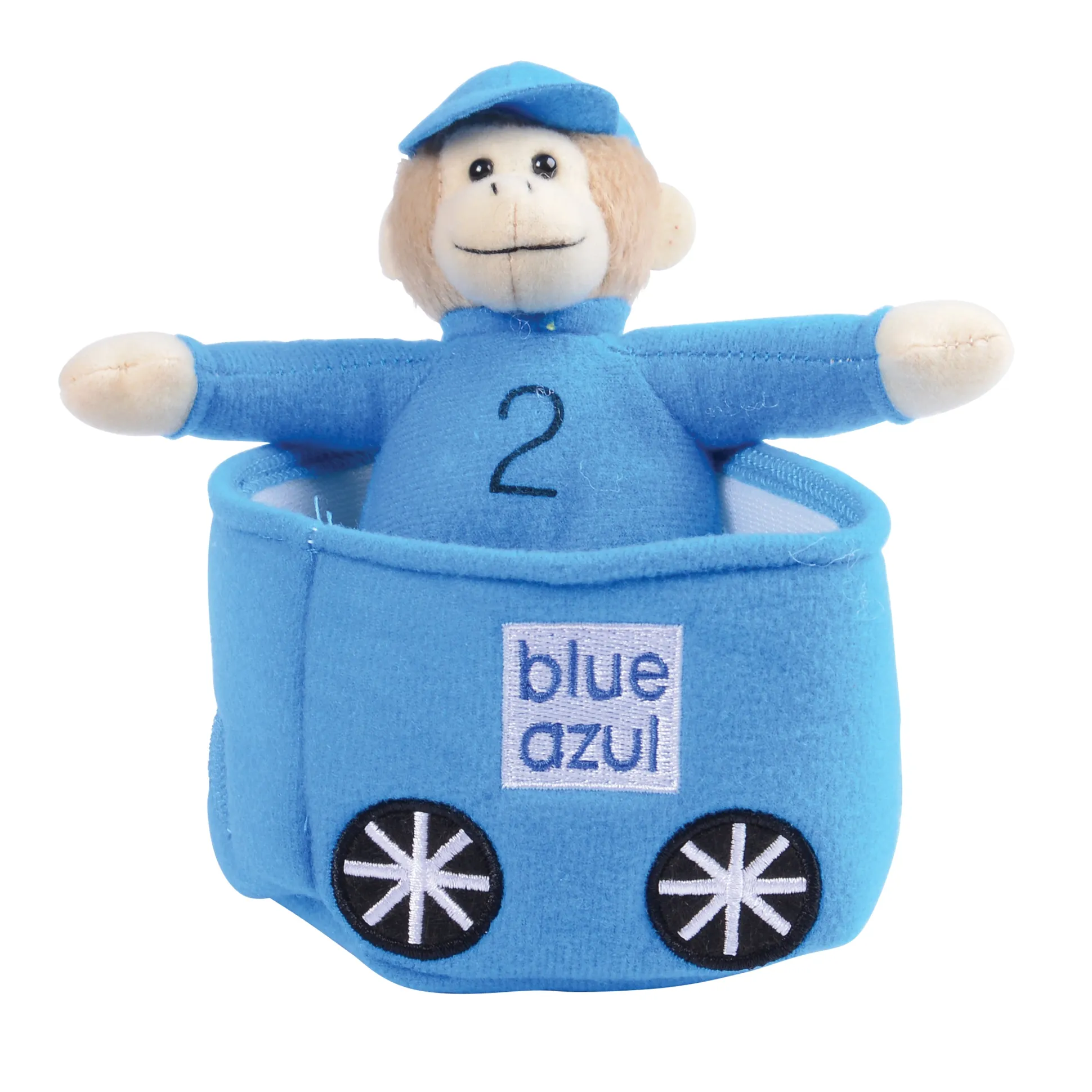 Play and Learn Monkey Train | Color and Number Learning Toy with 5 Soft Monkeys | Bilingual