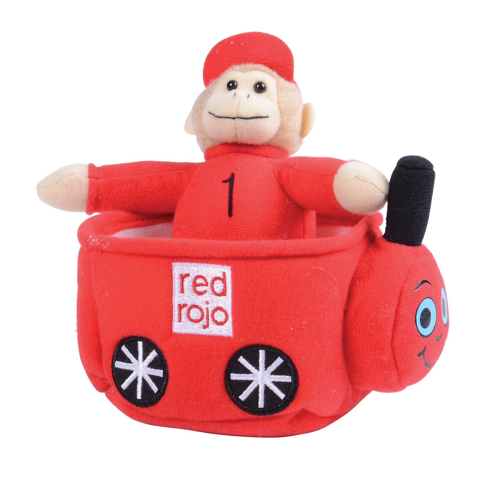 Play and Learn Monkey Train | Color and Number Learning Toy with 5 Soft Monkeys | Bilingual