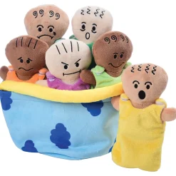 Plush Diverse Expression Baby Dolls | Cuddly Emotional Learning Dolls