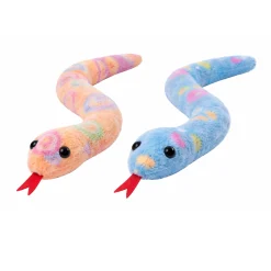 Plush Sensory Rainbow Swirl Snakes - Set of 12