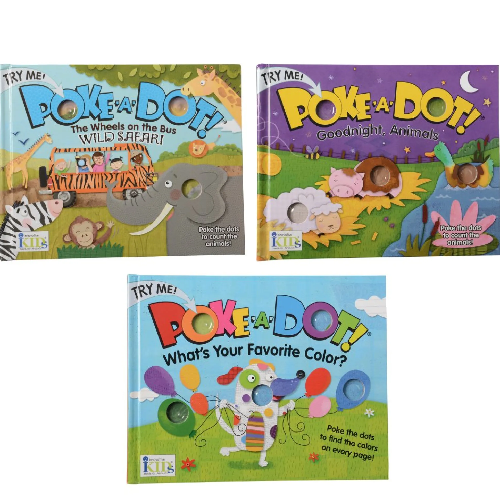 Poke-A-Dot Books Set #1 of 3 Books