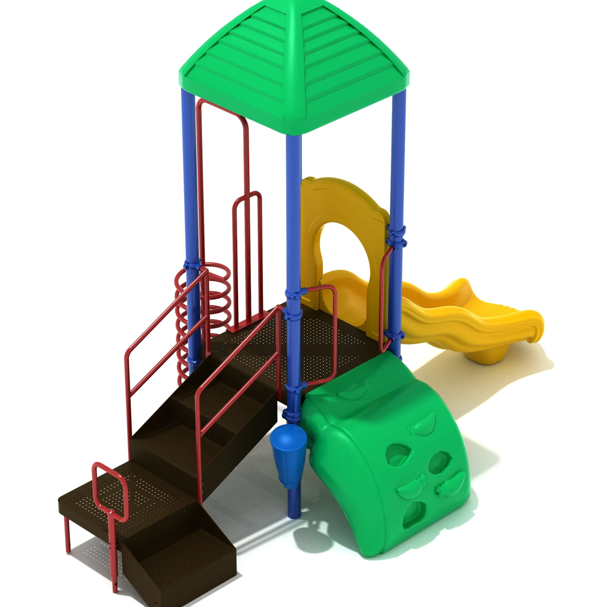 Port Liberty ADA-Compliant Playground Structure | 36" High Platform with Slide, Climbers & Drum Panel for Ages 2–12
