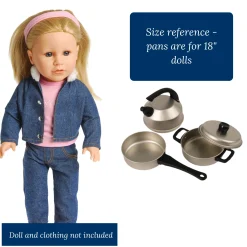Pots & Pans for 18" Doll