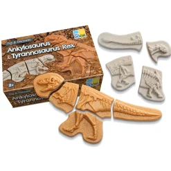 Prehistoric Fossil Dig & Build Set | 6 Dinosaur Skeletons Puzzle Kit